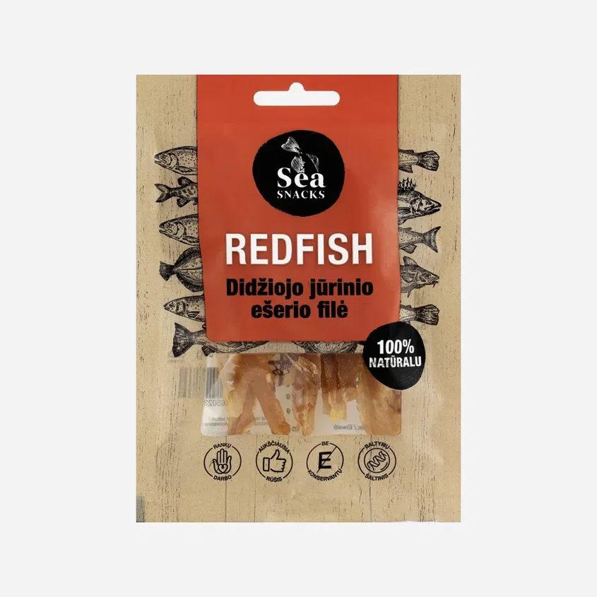 Rybí Jerky - Filety z okouníka zlatavého proužky